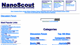 What Nanoscout.de website looked like in 2014 (9 years ago)