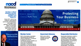 What Nacd.com website looked like in 2014 (9 years ago)