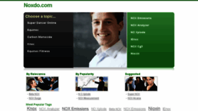What Noxdo.com website looked like in 2014 (11 years ago)