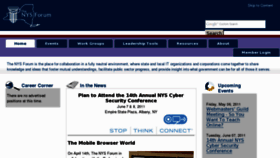 What Nysfirm.org website looked like in 2011 (14 years ago)