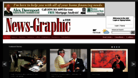 What News-graphic.com website looked like in 2014 (9 years ago)