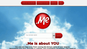 What Nic.me website looked like in 2014 (9 years ago)