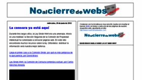 What Noalcierredewebs.com website looked like in 2014 (9 years ago)