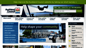 What Northshorecity.govt.nz website looked like in 2014 (9 years ago)