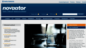 What Novaator.ee website looked like in 2014 (9 years ago)