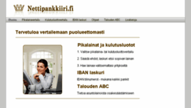 What Nettipankkiiri.fi website looked like in 2014 (9 years ago)