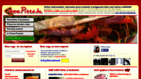 What Norbi.pizza.hu website looked like in 2014 (9 years ago)