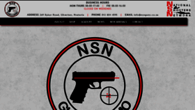 What Nsnguns.co.za website looked like in 2014 (9 years ago)