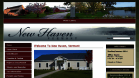 What Newhavenvt.com website looked like in 2014 (9 years ago)