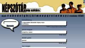 What Nepszotar.com website looked like in 2014 (9 years ago)