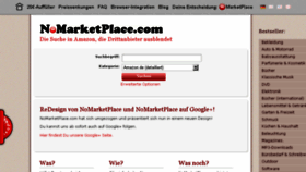 What Nomarketplace.com website looked like in 2014 (9 years ago)