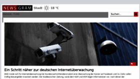 What Newsgram.de website looked like in 2014 (9 years ago)