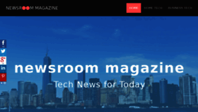 What Newsroom-magazine.com website looked like in 2014 (9 years ago)