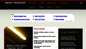 What Newstreasure.com website looked like in 2014 (9 years ago)