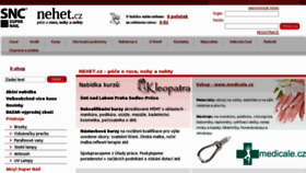 What Nehet.cz website looked like in 2014 (9 years ago)