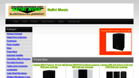 What Nafirimusic.com website looked like in 2014 (9 years ago)