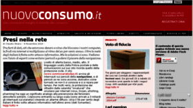 What Nuovoconsumo.it website looked like in 2014 (9 years ago)