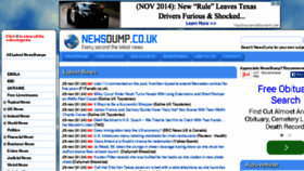 What Newsdump.co.uk website looked like in 2014 (9 years ago)