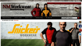What Nmworkwear.de website looked like in 2014 (9 years ago)