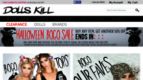 What New.dollskill.com website looked like in 2014 (9 years ago)