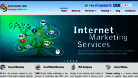 What Nextdigitaltech.com website looked like in 2014 (9 years ago)