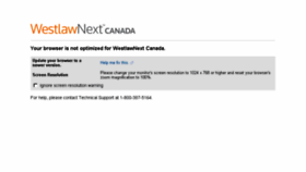 What Nextcanada.westlaw.com website looked like in 2014 (9 years ago)