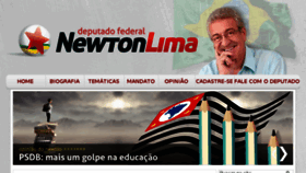 What Newtonlima.com.br website looked like in 2014 (9 years ago)