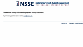 What Nssesurvey.org website looked like in 2014 (9 years ago)