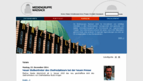 What Niedersachsen.com website looked like in 2015 (9 years ago)