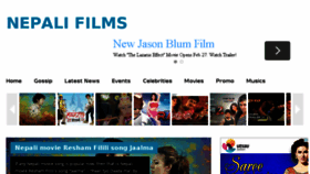 What Nepalifilm.net website looked like in 2015 (9 years ago)