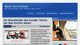 What Netz-heimarbeit.de website looked like in 2015 (9 years ago)