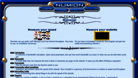 What Numion.com website looked like in 2015 (9 years ago)