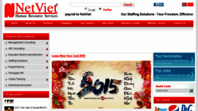What Netviet.com.vn website looked like in 2015 (9 years ago)