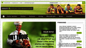 What Novumverlag.at website looked like in 2015 (9 years ago)