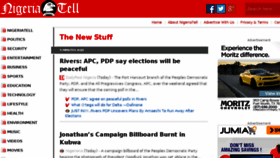 What Nigeriatell.com website looked like in 2015 (9 years ago)