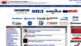 What Ndt.net website looked like in 2015 (10 years ago)