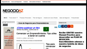 What Negocioaz.com website looked like in 2015 (9 years ago)