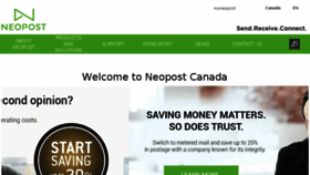 What Neopost.ca website looked like in 2015 (9 years ago)