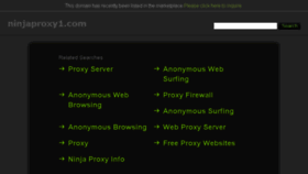 What Ninjaproxy1.com website looked like in 2015 (9 years ago)