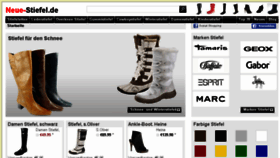 What Neue-stiefel.de website looked like in 2015 (9 years ago)