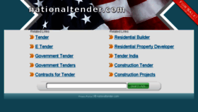 What Nationaltender.com website looked like in 2015 (9 years ago)