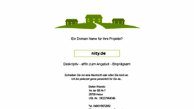 What Nity.de website looked like in 2015 (9 years ago)