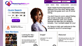 What Numerologymatch.com website looked like in 2015 (9 years ago)