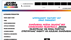 What Nakarmdrukarke.pl website looked like in 2015 (9 years ago)