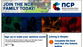 What Ncpsignup.com website looked like in 2015 (9 years ago)