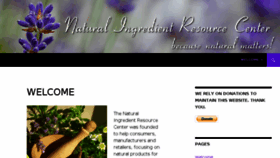 What Naturalingredient.org website looked like in 2015 (9 years ago)