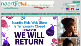 What Naartjie.com website looked like in 2015 (9 years ago)
