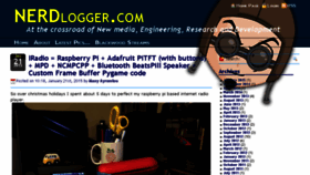 What Nerdlogger.com website looked like in 2015 (9 years ago)