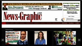 What News-graphic.com website looked like in 2015 (9 years ago)