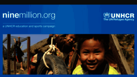 What Ninemillion.org website looked like in 2015 (9 years ago)